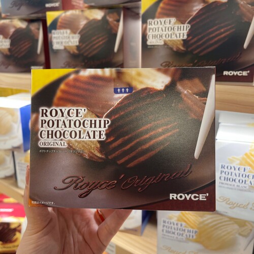 Royce生巧克力薯片原味黑巧白巧日本机场零食 易碎发顺丰