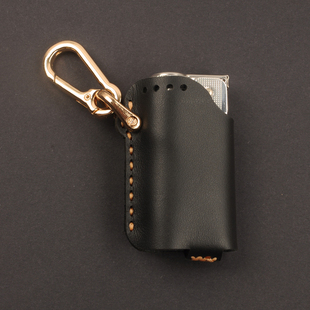 手工蜡线缝制 爱酷IMCO 6600 6700 煤油 打火机 牛皮 皮套 钥匙扣