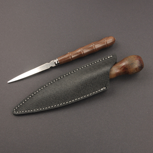 刀鞘套 茶针保护套 通用收纳套 普洱茶叶刀 牛皮