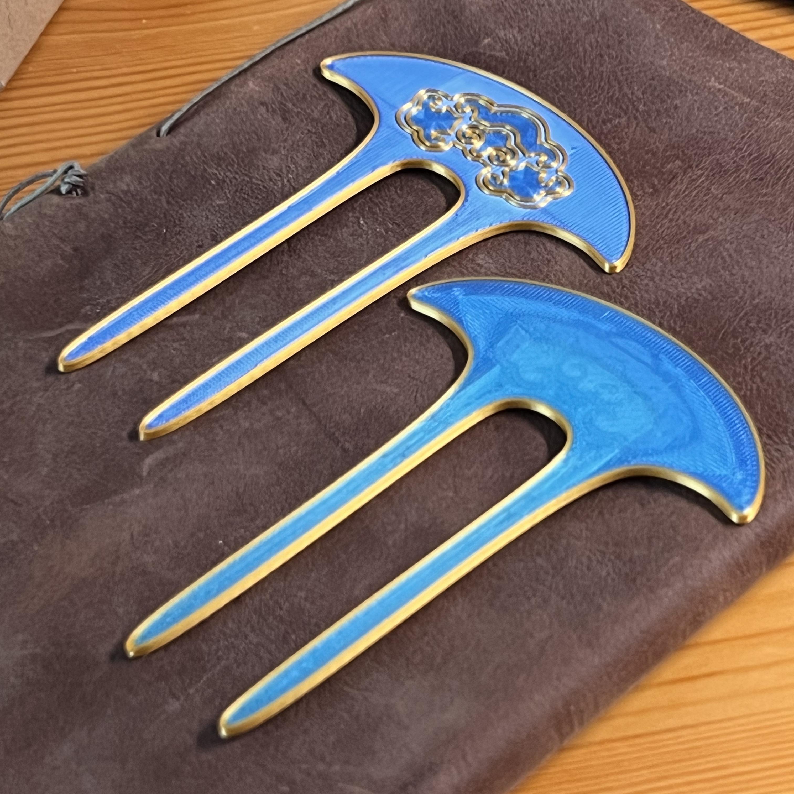 【新品】欲采苹花3D打印复古发簪