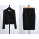 过膝包臀半身裙2件套装 沈姐原单26春季 小香风短外套 JO女装 韩国M