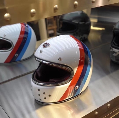 摩托车复古DIY头盔顶奢