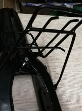 摩托前筐货架弯梁幼兽嘉陵幼兽super cub弯梁c0前筐架，车筐支架