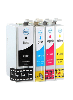 适用EPSON WorkForce WF-7511 7521 3011 3531 WF7018 7011打印机墨盒 爱普生E/T1431 1432 1433 1414墨盒
