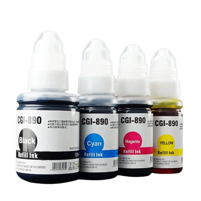 适用佳能G3010填充墨水G4000 G3000黑色墨水G1010彩色墨水G1000墨水佳能G2000墨水佳能G4010打印机墨水gi890