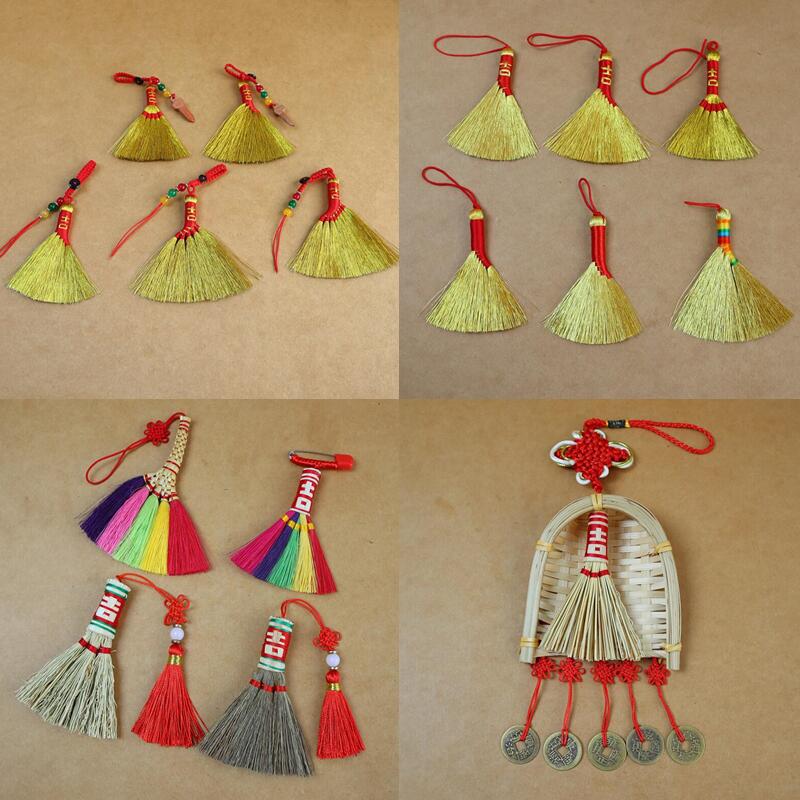 金丝线视频挂件扫把手工编织