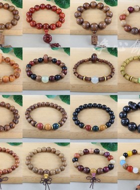 花梨木崖柏绿檀黑檀跑环多宝珠