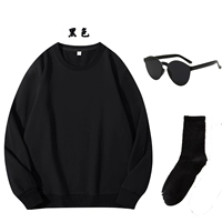 Черный, флисовый