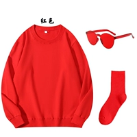 Красный, флисовый