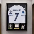White (Cristiano Ronaldo Signature Framed with Jersey)