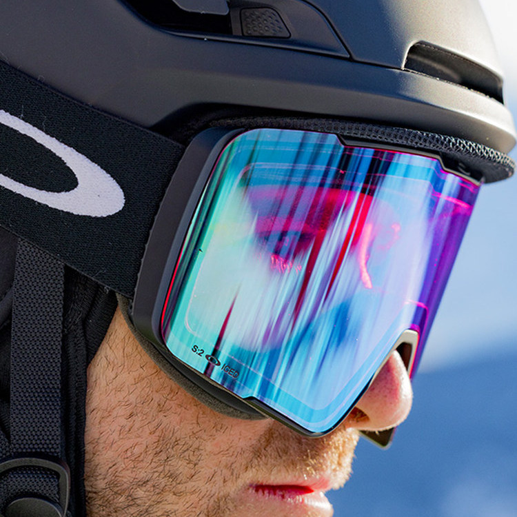 欧克利防雾岩磁吸滑雪镜