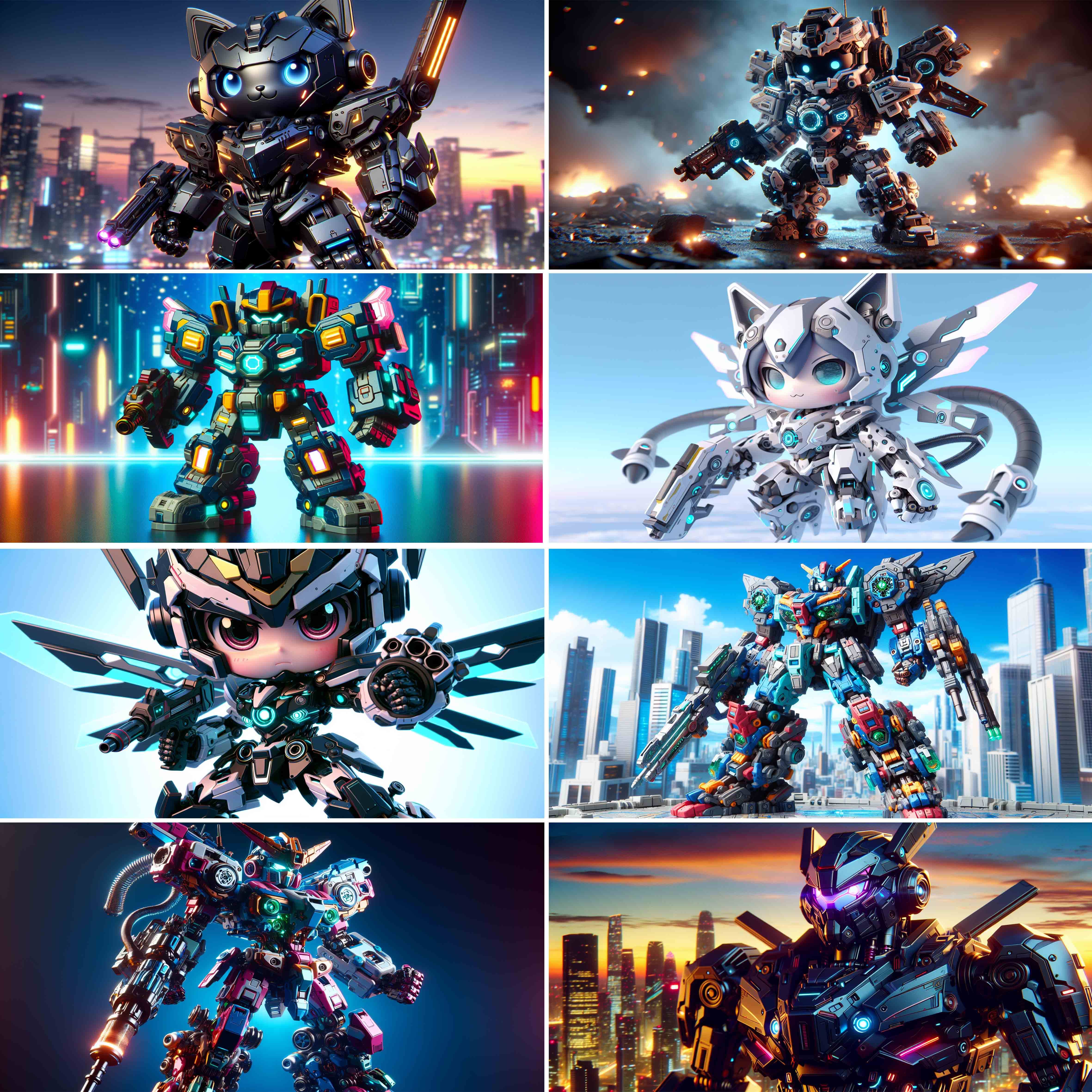 鱼缸背景贴纸壁纸机甲战士缸外自粘卡通动漫装饰壁画定制水族箱贴