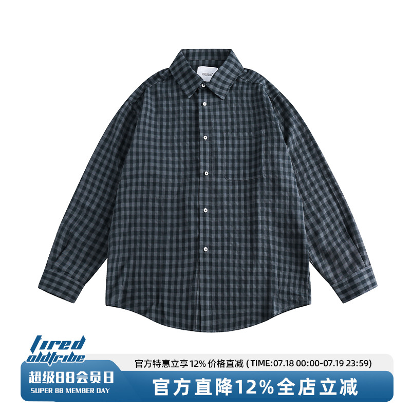 衬衫长袖宽松潮流休闲