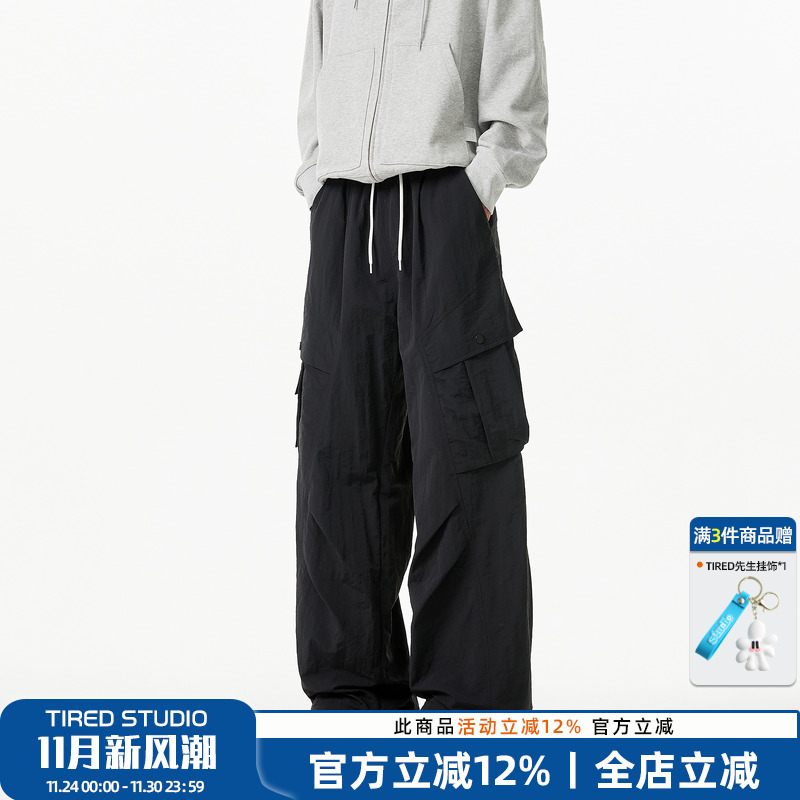 TIRED长裤宽松潮流休闲裤