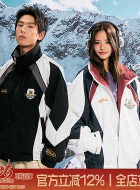 TIRED美式复古撞色运动风棉衣冬季情侣加厚外套国潮保暖休闲棉服