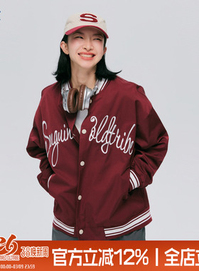 TIRED美式潮流棒球服外套春季情侣款宽松街头上衣百搭休闲夹克潮