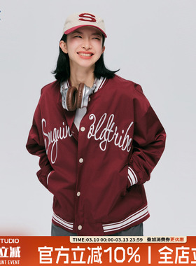 TIRED美式潮流棒球服外套春季情侣款宽松街头上衣百搭休闲夹克潮