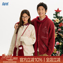 TIRED美式复古圣诞针织开衫毛衣秋冬季情侣款慵懒风针织衫外套潮