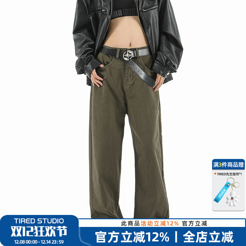 TIRED长裤宽松潮流休闲裤