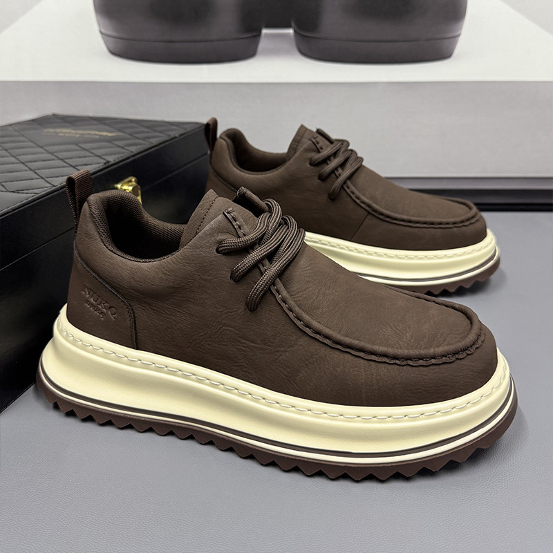 工装鞋男2025冬季新款船鞋45百搭休闲鞋46软底板鞋47特大码男鞋48