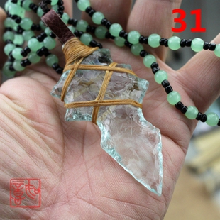 黑曜石刀打制石器龙晶燧石矛箭簇吊坠权利游戏户外道具辛泽黎作品