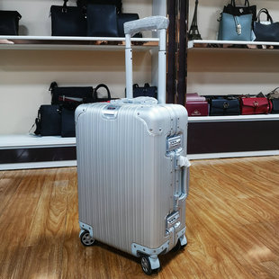 皮尔卡丹正品高端纯铝镁合金登机箱旅行箱密码男女拉杆行李箱20寸