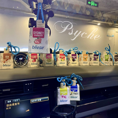 Psyche 新品 超级好闻马来西亚香氛亚庇车载香薰Bliese车挂式香水
