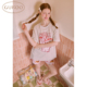 卡通印花短袖 Gukoo果壳睡衣女春季 家居服套装 敬请期待