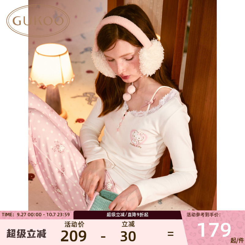 果壳睡衣hellokitty甜美新款