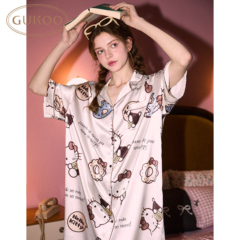 果壳睡裙HelloKitty系列家居服
