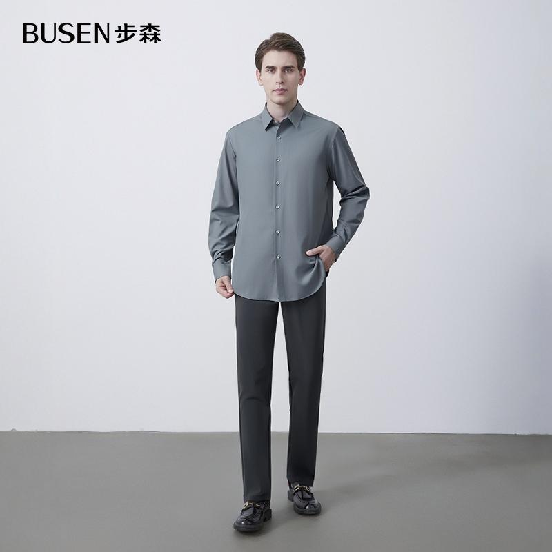 Busen/步森长袖衬衫挺阔有型