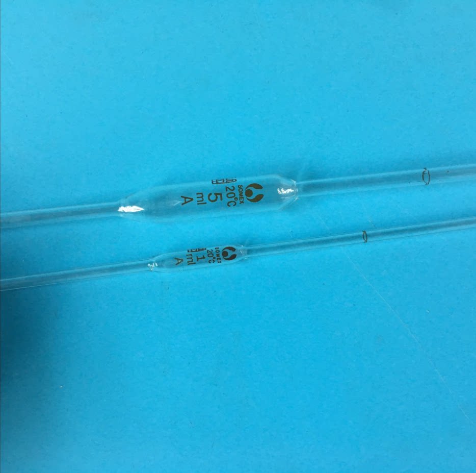 1/2/5/10/15/20/25/50/100ml单标移液管/胖肚吸管/无分度吸管