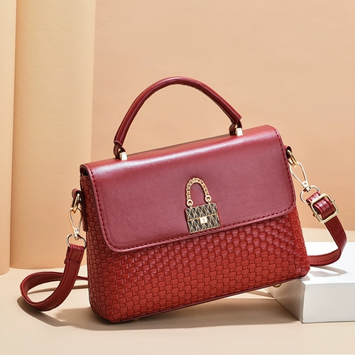 Красная небольшая сумка, сумка через плечо для невесты, весенняя сумка на одно плечо