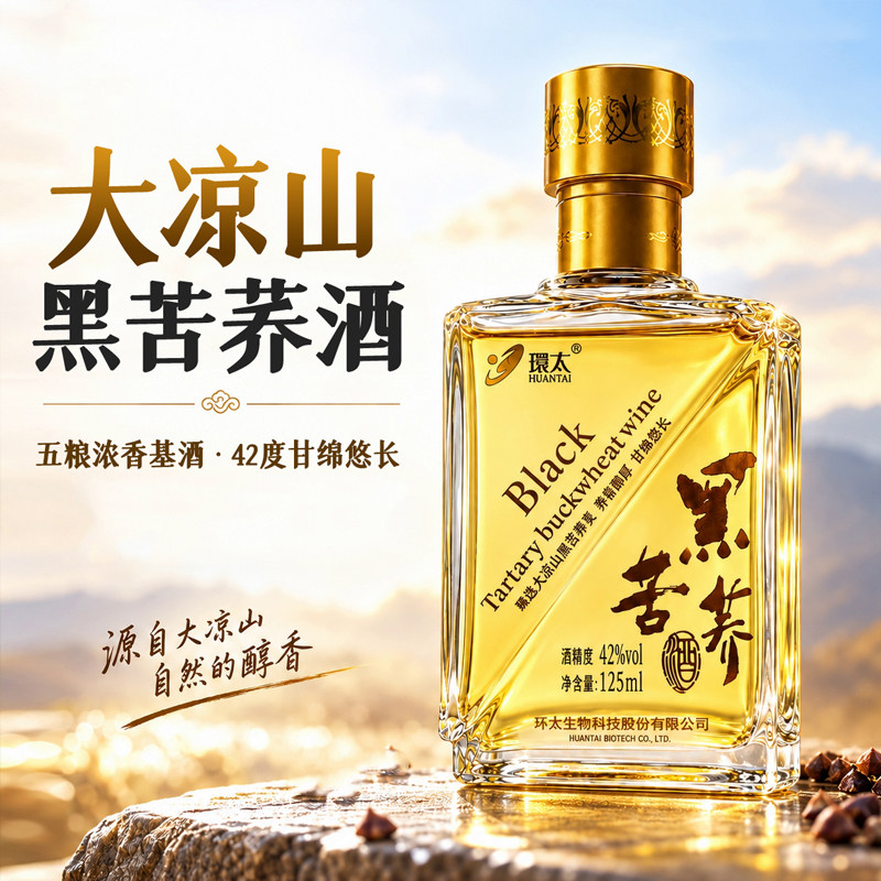年货整箱42度瓶装苦荞酒