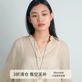 挂绳项链饰品配饰新中式 Moment 檀木葫芦毛衣链长款 小众设计感女