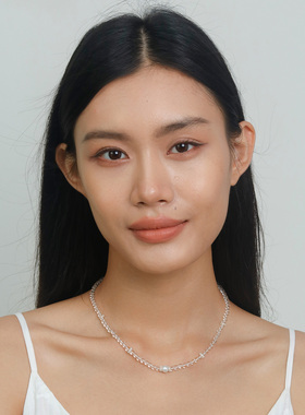 Moment原创 天然白水晶珍珠项链颈链饰品配饰首饰高级感轻奢小众