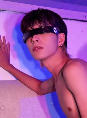 小红书同款未来科技窄框墨镜