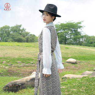 藏族服装女夏季双色碎花西藏服小清新藏服博拉裙藏式旅拍原创藏装
