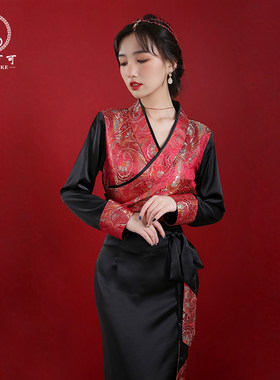 密西可可拼接西藏服柔软舒适时尚