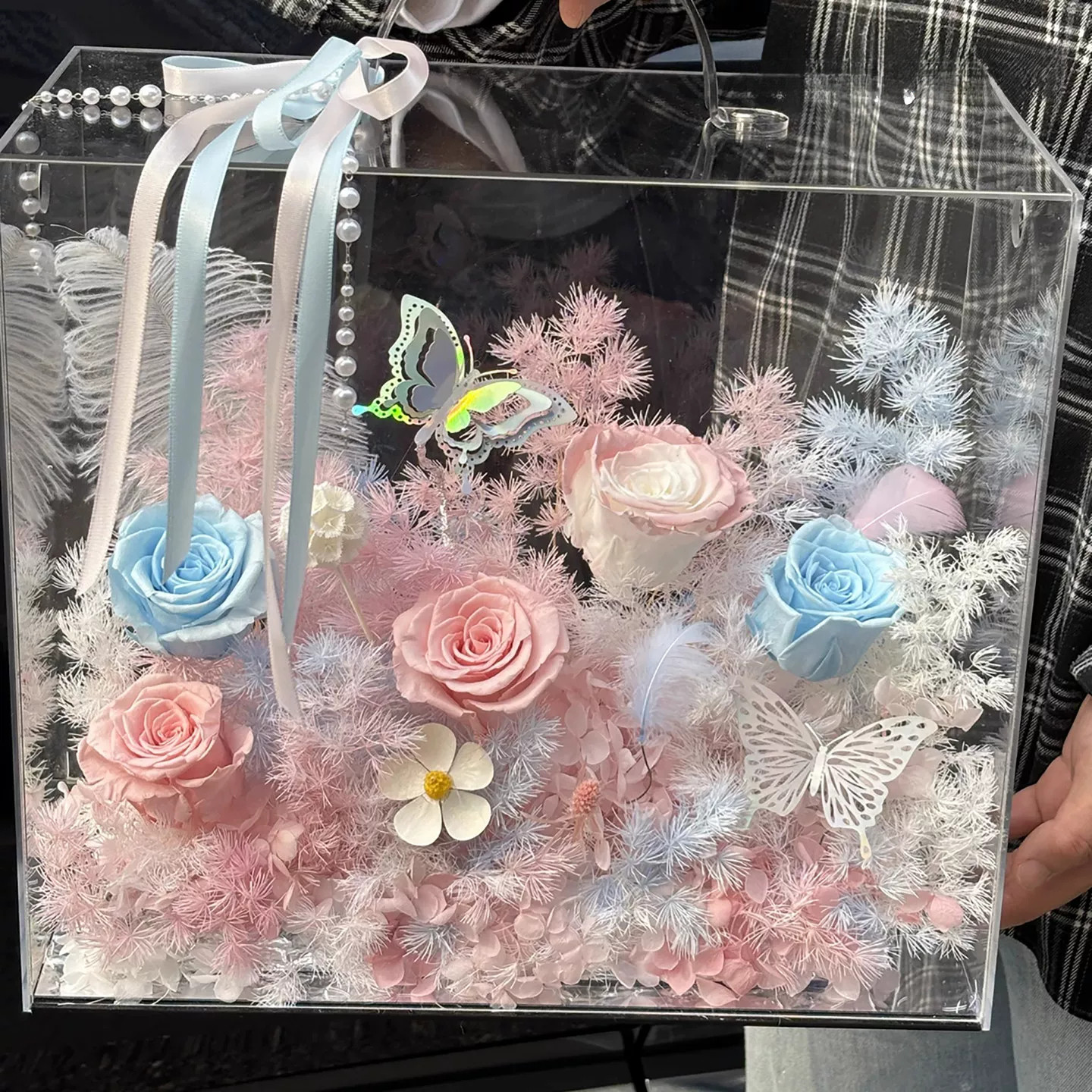 永生花高级感真花摆件礼盒送女朋友闺蜜生日礼物情人节七夕结婚