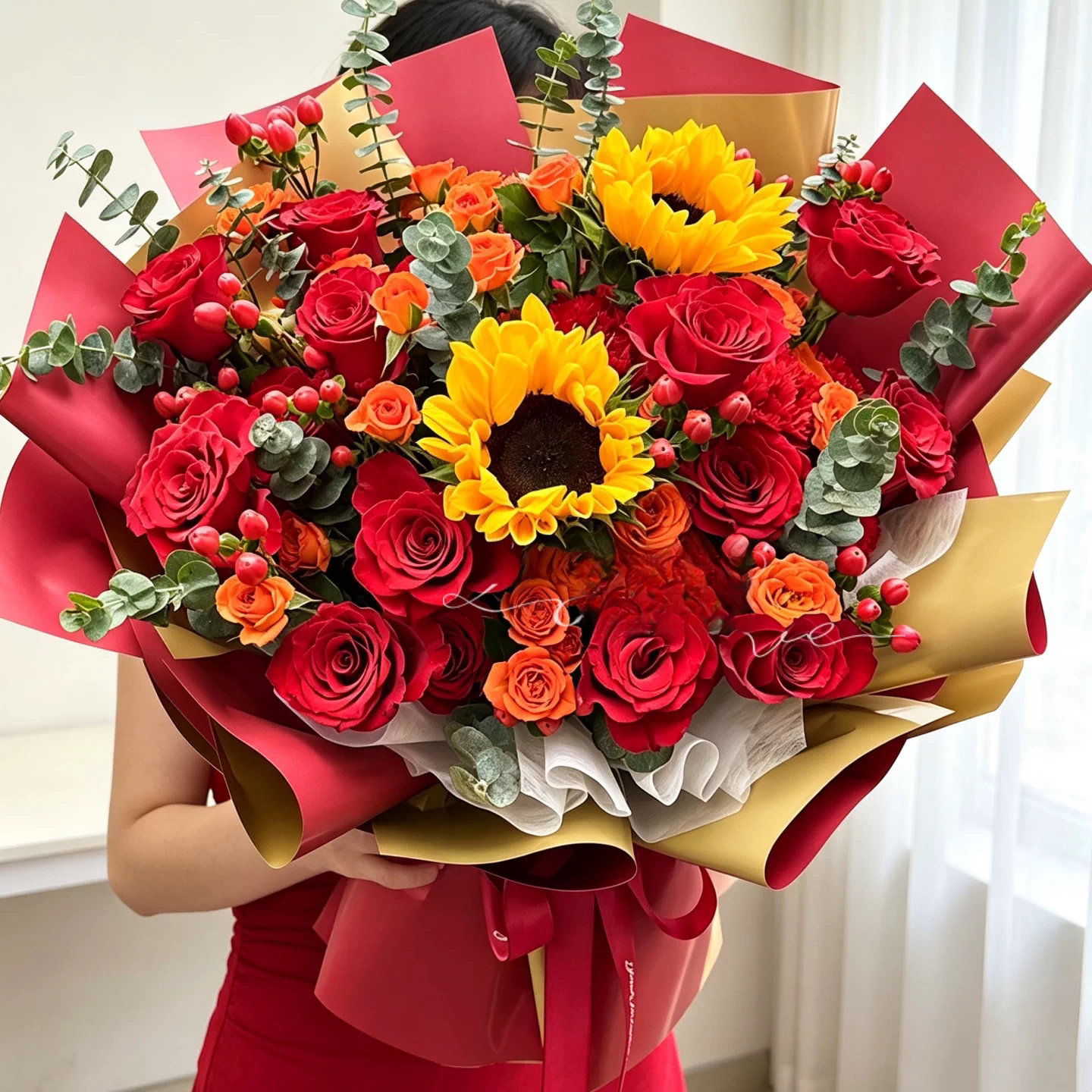 教师节康乃馨玫瑰花鲜花香水百合花束同城速递生日礼物送长辈老师
