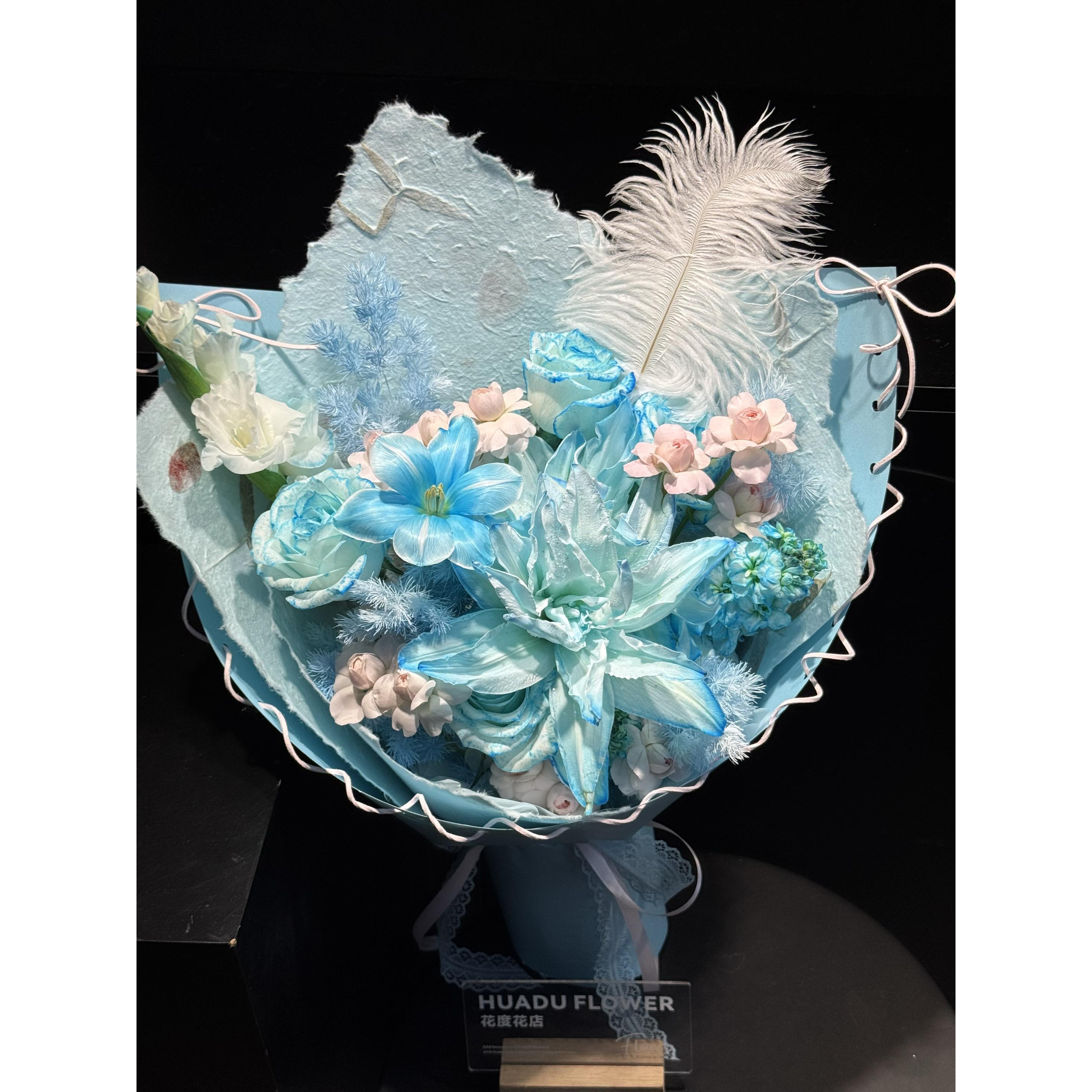 高级感永生花风干花花束天然风干永生花真花豪华干花吸色表白求婚
