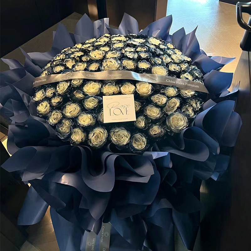 全国同城配送进口厄瓜多尔玫瑰鲜花花束送女友生日广东云南石家庄