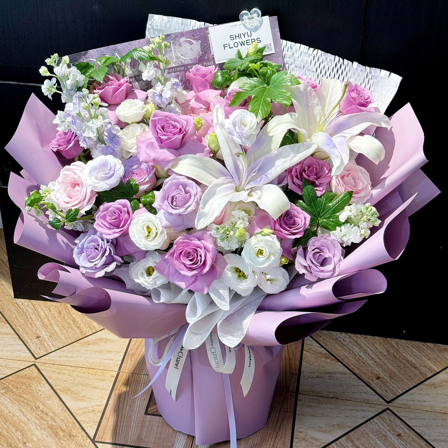 全国玫瑰百合花束鲜花速递同城配送女友妈妈生日西安上海小时达