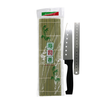 27厘米寿司帘寿司刀组合寿司卷帘竹帘青竹帘寿司材料