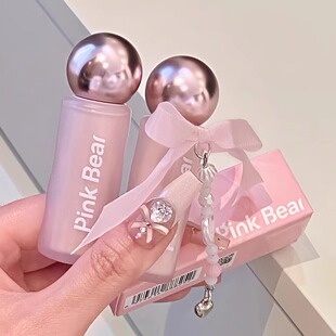 pinkbear皮可熊贴贴唇泥唇釉口红不掉色不沾杯雾面女