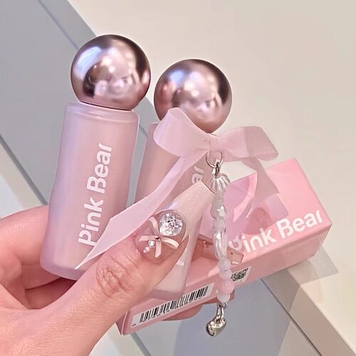 pinkbear皮可熊贴贴唇泥唇釉口红不掉色不沾杯雾面女