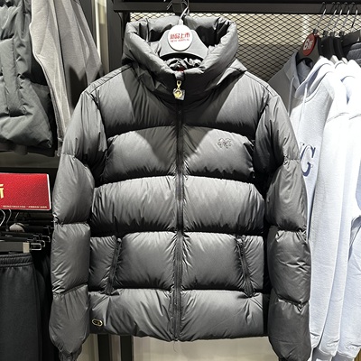 李宁故宫联名羽绒服男2025冬季新款鸭绒休闲保暖外套上衣AYMV191