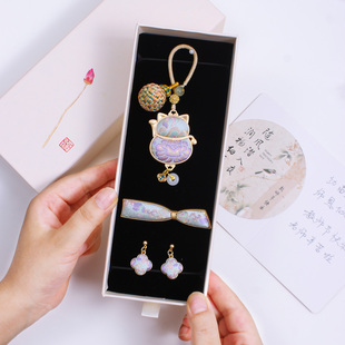 教师节礼品非遗真宋锦饰品高级感挂件送人闺蜜礼物饰品女伴手礼盒