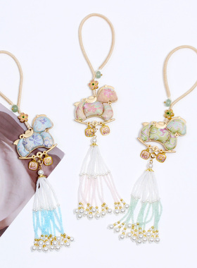 2026新年礼物马年非遗宋锦配饰挂件招财包包挂教师节钥匙扣女生品